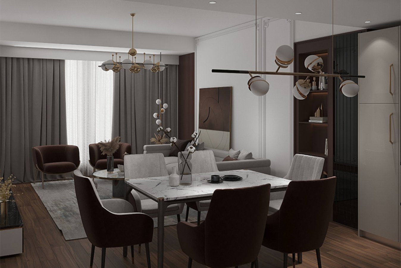 Torun Center Istanbul Apartment Interior Design